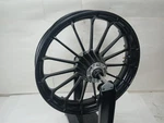 Harley-davidson 09-23 Touring Front Turbine Talon Wheel Black 19X3.5 Damage. Fixed Price $236.55.