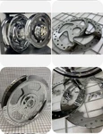 Harley Chrome Slotted Wheels Rod 2006-07 Night Rim Pulley Vrscd Exchange. Fixed Price $2199.00.
