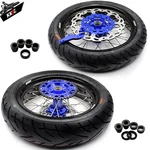 Kke 17 Supermoto Wheels Tires Fit Husqvarna Fc Fe Tc Te Husaberg 125 250 450 501. Fixed Price $1049.00.