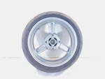 Triumph Daytona 955I TT600 Speed Triple Silver Rear Wheel Rim & Tire 17X5.5. Fixed Price $99.99.