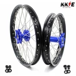 Kke 21/18 Enduro Cnc Wheels Rims Set For Yamaha WR250R 2008-2020 Blue Hub. Fixed Price $529.00.