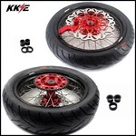 Kke 3.5/4.25 Rims For Honda CRF250R 2014-2026 CRF450R Supermoto Wheels Tires Kit. Fixed Price $1049.00.