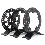Black Front & Rear Brake Rotors For Harley Fxdl Low Rider Cast Wheel 2014-2017. Fixed Price $209.99.