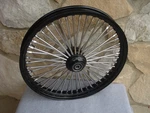 21X2.15 Fat Spoke Single Disc Front Wheel Harley Sportster 2000-07 Dyna 00-03. Fixed Price $1350.00.