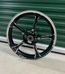 Oem Harley-davidson Cvo Limited Touring Front Chrome & Black Wheel 2009-22. Fixed Price $399.00.
