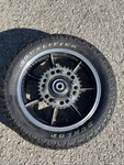 Kawasaki 1976 KZ900LTD B1 Oem Morris Mag Rear Wheel W/sprocket. Fixed Price $249.95.