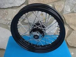 16X3" Rear 40 Spoke Black Rim Hub Wheel Harley Sportster Dyna & Softail 1984-99. Fixed Price $189.00.
