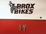 1998 Honda CR80R Chain Pullers Adjusters. Fixed Price $30.00.