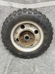 91-85 1985 Oem Honda Z50R Front Tire Wheel With Brake Hub. Fixed Price $289.00.