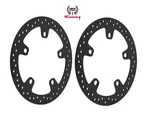 Black 12.6" Front Brake Rotor For Harley 2024 2025 Street Glide Road Fltr. Fixed Price $227.99.