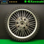1999 Kawasaki KX125 Front Wheel Hub Rim Tire Assemble 41034-1300. Fixed Price $69.09.