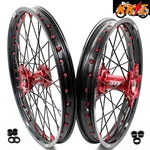 Kke 21/19 Cnc Wheels Rims For Honda CRF250R 2014-2026 CRF450R 13-26 Red Hubs. Fixed Price $597.55.