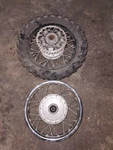 Honda Oem Wheel Set 41T Sprocket Factory Hubs Five Sprocupgraded Hoop + Spokes. Fixed Price $179.00.