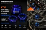 Ktm 1290 1390 Superduke Rear Wheel Nuts + Socket Tool Electric Blue. Fixed Price $369.95.