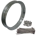 19 2.50 Chrome Drop Center Rim W/ 40 Spoke Set Harley-davidson Sportster Fx Xl. Fixed Price $137.96.
