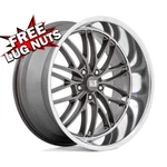 Inch 22X10.5 Us Mag U139 Santa Cruz Anthracite Wheels Rims 5X5 5X127 +0. Fixed Price $2276.00.