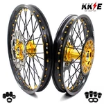 Kke 21 18 Wheels Rims Set For Suzuki RM125 RM250 1996-2000 Disc Gold Hubs. Fixed Price $749.00.
