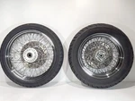 2005 Harley Dyna Fxd Super Glide Oem Front Rear Wheel Rim Tire Spoked 16" 19". Fixed Price $540.00.