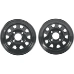 Itp Delta Steel Wheel - Black 12X7 4/137 Sold Each 1225565014. Fixed Price $75.28.