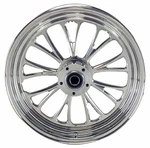 18X3.5" Manhattan Ultima Rear Wheel Harley Flt 00-07, Dyna Softail. Fixed Price $2749.00.
