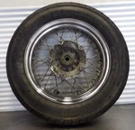 01 Triumph Thunderbird 900 Rear / Back Wheel Rim Tire. Fixed Price $125.00.