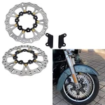 Set 7 Holes 14" Front Brake Rotor For Harley 2020-23 Road King Ultra Limited. Fixed Price $329.95.