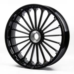 Hoprousa 21X5.5 Gloss Black Front Wheel For 14-LATER Harley Touring Street Glide. Fixed Price $799.99.