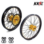 Kke 21/19'' Wheels Rims Fit Suzuki RMZ450 2005-2026 RMZ250 2007-2026 Gold Hubs. Fixed Price $709.00.