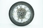 14 Harley Touring Electra Glide Ultra Oem Front Wheel Rim Tire Razor Mag Chrome. Fixed Price $765.00.