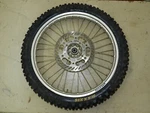 2002 Kawasaki Front Wheel Rim Hub Disc Tire Oe 1.60 21 41025-1257. Fixed Price $183.52.