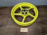 17-24 Yamaha FZ10 MT10 Oem Front Wheel Rim Straight 17X3.50 B60-25168-00-98. Fixed Price $450.00.