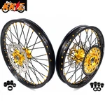 Kke 21/18 Cnc Wheels Rims Set For Suzuki RM125 RM250 1996-2000 Gold Hubs Nipples. Fixed Price $749.00.
