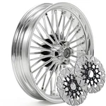 18X3.5 Fat Spoke Front Wheel Rotors For Harley Flhxi Street Glide 2000-2007. Fixed Price $473.80.