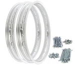 Rising Sun Silver Aluminum Rim & Spoke Set Honda CB450 CB500 CB550. Fixed Price $249.95.