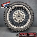 2001 Honda 19" Oem Rear Wheel Rim Hub Tire CR125 (320). Fixed Price $275.00.