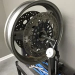 99-04 Triumph 955I Sprint Front Wheel With Rotors T2005196 T2020131 T2020130. Fixed Price $175.00.