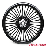 21" 3.5" Fat Spoke Front Wheel Rim For Yamaha XVS650 V-star Vstar 1100. Fixed Price $269.98.