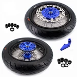 Kke 17" Supermoto Tire Wheels Set Fit Yamaha YZ125 1999-2026 YZ250F YZ450F. Fixed Price $1049.00.