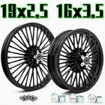 19X2.5 16X3.5 Fat Spoke Wheels Rims For Harley Sportster Iron XL883N XL1200N. Fixed Price $599.99.