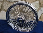 21X3.5" Dna Fat Mammoth 52 Spoke Front Wheel For Harley Touring Bagger 00-07. Fixed Price $609.95.