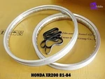 Honda XR200 1981-1984 Front & Rear Aluminium Silver Wheel Rim Set *BI5303*. Fixed Price $173.85.