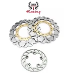 Front & Rear Brake Disc Rotors Set For Yamaha R1 2007-2012 R6 2005-2016 Gold. Fixed Price $204.24.