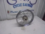 1999-2004 Harley Davidson Sportster Chrome Front Wheel. Fixed Price $225.00.