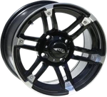 Ams Roll'n 104 Wheels Machined Black 4/137 5+2 Front Rear 14X7 0230-0749. Fixed Price $172.95.