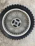 1975 Honda Rear Wheel Assembly Rim Hub Tire Spokes. Fixed Price $69.56.