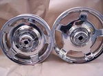 Harley Davidson Airstrike Touring Streetglide Wheels Chrome Exchange. Fixed Price $699.00.