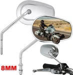 Chrome Rear View Mirrors Fit For Harley Touring Street Road Glide Sportster 1200. Fixed Price $23.99.