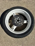 01-03 Suzuki Gsxr 600 750 Rear Wheel Rim Straight Tire. Fixed Price $140.00.