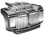Harley-davidson Flhx Street Glide 2011-2014OIL Cooler Cover Chrome By Kuryakyn. Fixed Price $91.99.