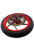 2025 Aprilia Rs 457 Front Wheel Tire Oem Rotor Axle *damaged Bent*. Fixed Price $220.00.